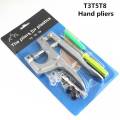 Plastic Buttons Snaps Pliers for T3,T5,T8 Plastic Buttons Snaps,Tool for Clothes Sewing, Bibs, Rain Coat Crafting (Pliers). 