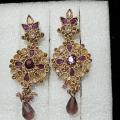 Beautiful  kundan earrings designs. 