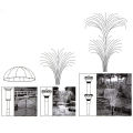9Pcs Small Fountain Nozzle Kit Water Fountain Nozzle Heads for Pond Fountain Submersible Pump Pool. 