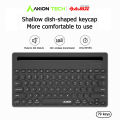 Ajazz Wireless Bluetooth Keyboard - 2.4GHz Wireless Keyboard - Compact Keyboard - 79-Key - Bluetooth Keyboard for Mac/Windows/Android/IOS - Wireless Bluetooth - Slim & Sleek - Wireless Keyboard - Smartphone Holder - 320i Bluetooth Keyboard. 