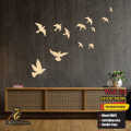 Beutiful wall art Group of birds Wall Decor Black Wood MDF Living room Sofa TV background decoration -Princess.com. 