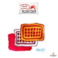 Handmade Pillow Cover, Wool Pillow Case For Home Decoration, Traditional Pashm Takiya & Gao Takia / Pack of 2 Pillowcase & Covers, Bed Pillow Set, Super Soft Square Faux Throw Pillow Case Covers. 