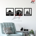 ZF Modern WallDecor Hanging Decor | 3D DIY Laser Cut Cnc | Wall Art Design Decoration | Home Decor Living Room. 