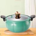 Micro Pressure Cooker, ( 8 liters )  Pumpkin to Avoid Sticking Multifunctional Soup Pot Gas Stove Suitable for Use as A General Kitchen Tool (28cm) (Size : 28cm). 