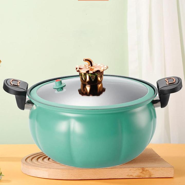 Micro Pressure Cooker, ( 8 liters )  Pumpkin to Avoid Sticking Multifunctional Soup Pot Gas Stove Suitable for Use as A General Kitchen Tool (28cm) (Size : 28cm)