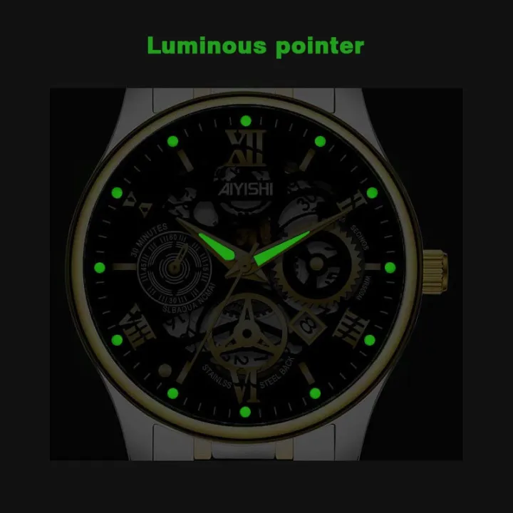 POSHI%20Luxury%20watch%20for%20men%20relo%20water%20proof%20Creative%20Dial%20Automatic%20Movement%20Wrist%20Watch%20For%20Man%20gold/black%20calendar%20luminous%20display%20Stainless%20Steel%20Strap%20-%20Image%206