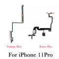 Power Volume Button Flex Cable for iPhone 11 12 Mini Pro Max Mute Silent Switch and Sound Keyboard Ribbon Replacement Part. 