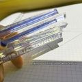 15Cm Simple Transparent Triangle Ruler Student Drawing Measuring Ruler Examination Office Ruler Stationery School Supplies. 