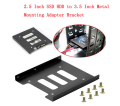 Mounting Bracket 2.5 inch to 3.5 inch SSD HDD Hard Disk Drive Bays Holder Metal Mounting Bracket Adapter for PC SSD. 