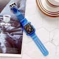 Neon Glacier Newest Transparent Sport Strap for Apple Watch Series SE 6 5 4 3 2 1 Silicone Clear for IWatch Band 38mm 40mm Glacier Limited Edition Silicone Strap TPU case 38mm 40mm 42mm 44m. 