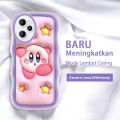 FELMYST Case For Realme C35 Cute Fashion Kirby Mobile Phone Casing Shockproof Soft Back Cover for Girl. 