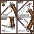 Pro Weighted Leather Skipping Rope, Wsrl-00100. 