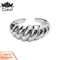 Carat Women Ring Open Women Jewelry French Croissant Ring. 