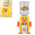 Fountain Model, Small Duck Shape Water Dispenser Toy Improve Self-Care Ability Funny Slow Water for Birthday(Dada Duck Drinking Fountain). 