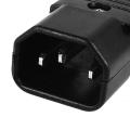 Black IEC-320 C14 Male Plug AC Power Inlet Socket Connector 250V 10A. 