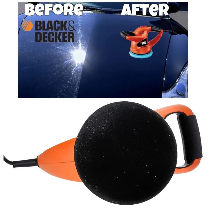 Black%20n%20Decker%20Random%20Orbit%20Car%20Polisher%20Waxer%206%20inch%2060%20Watts%20Electric%20KP600%20-%20Image%206