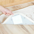 4PCS Carpet Pad Self Adhesive Sticker Square Anti Slip Mat Pads Anti Slip Corners Gripper Stopper Bath Rug Mat Bathroom Supplies. 