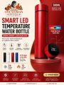 Temperature Water Bottle 500ml | LED Digital Temperature Display | Smart Stainless Steel Thermos. 
