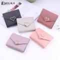 Love Heart Wallet Women Fashion Purse Mini Coin Purse Simple Girl Wallets Money Pocket Card Holder Female Wallets Bag. 