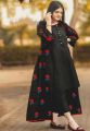 Luxe 3 Pc Stitched Gown / Kattan Silk Elegant Embroidered / Dress For Girls and Women.. 