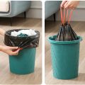 1 Roll Trash Bags Thicken Drawstring Garbage Bags Household Disposable Trash Pouch Kitchen Cleaning Waste Bag Waterproof Storage. 
