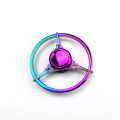 Eiffel Towers Rainbow Metal Fidget Spinner. 