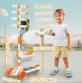 Seat Scooty Body Light WIth Music lights Three-Wheel Scooty for Kids High Quality kids Foldable Scooty Hot Sale! IMPORTED. 