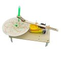 DIY Creative wooden electric plotter Drawing Robot STEM Kids Model Automatic Painting Science Electronics Kits Experiment. 
