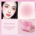 4-Grids Face Blush Matte Finish Makeup Loose Powder Rouge Blusher Waterproof Natural Delicate Contouring Brightening Complexion. 