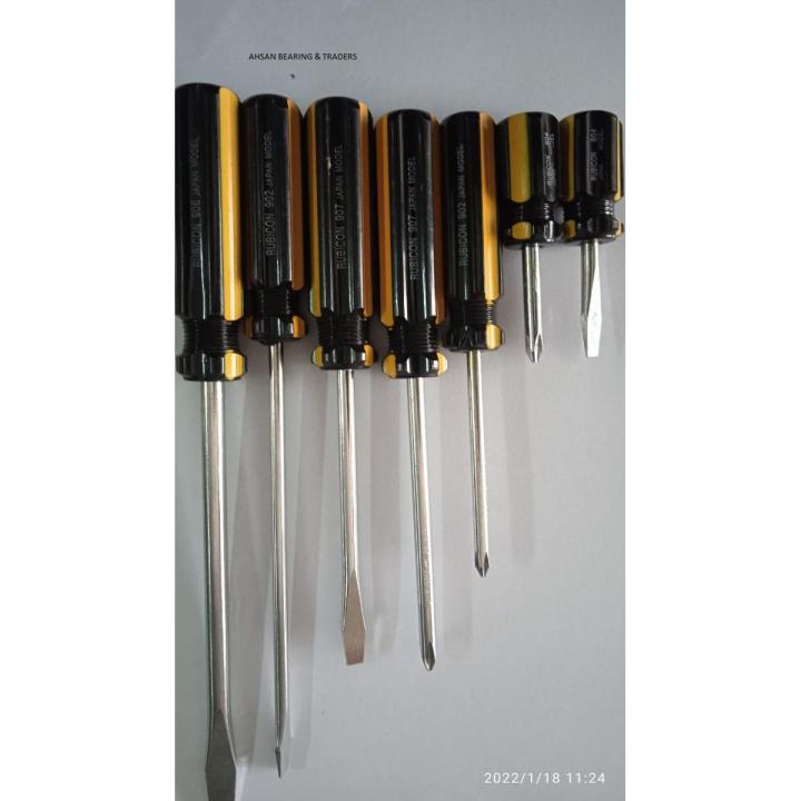 Rubicon 7 Pcs Screw Driver Set (  Japan Model ) NO 970 B