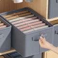 Pant Organizer 7 Grid Washable Wardrobe Clothes Organizer | Clothes Storage Bag With 7 Grid. 