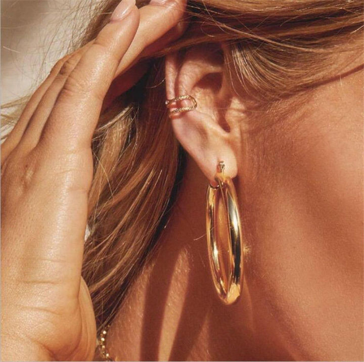%E3%80%90best%20offer%20ever%E3%80%91Punk%20Rock%20Hoop%20Mimalit%20Thick%20Tube%20Big%20Round%20Circle%20Gold%20Hoop%20Earrg%20Hyperbole%20Fahion%20Jewelry%20for%20Girl%20-%20Image%204