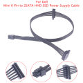 Mini 6 Pin to 2 SATA Hard Drive Cable SSD Power Supply Cable Optical Drive Power Cord for Dell Motherboard Interface Lonni. 
