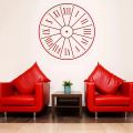Clock Reusable Stencil For Canvas And Wall Painting. 