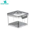 Green Home Food Container Date Reminding Refrigerator Vacuum Vegetable Fruit Storage Box. 