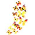 12Pcs/Set 3D Butterfly Background Wall Stickers DIY Kids Room Living Room Decor. 