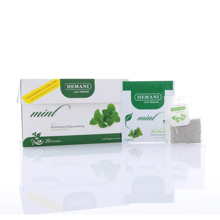 HEMANI - MINT HERBAL TEA 20 T-BAS