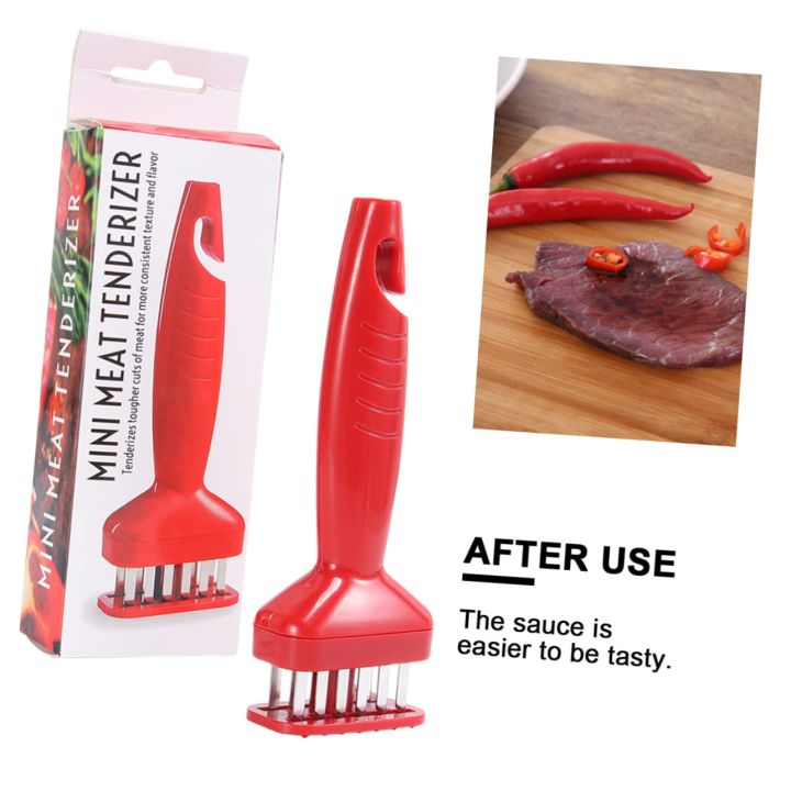 Meat Tenderizer - Stainless Steel Mallet Beef Chicken Steak Tender Mincer Cooking Kitchen Tool