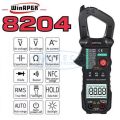 WINAPEX ET8204 8204 600A AC DC Pocket Clamp Meter 0.9⁓600A Counts Digital Multimeter Current Voltage Resistance Diode Temp Buzzer Test (Puller Design). 