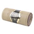 Universal leather car steering wheel cover snake skin pattern cowhide steering-wheel wrap braid with needle and thread(AK31Beige). 