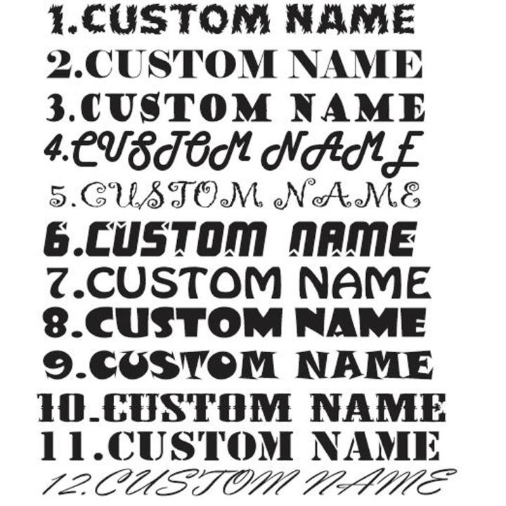 Customize Name Lettering Custom Text Personalised Name lettering For Cars Or Wall Sticker 12 ...