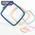Green forest Needlecraft Embroidery Hoop Smooth Edge Square Embroidery Frame Cross Stitch Craft Hoop. 
