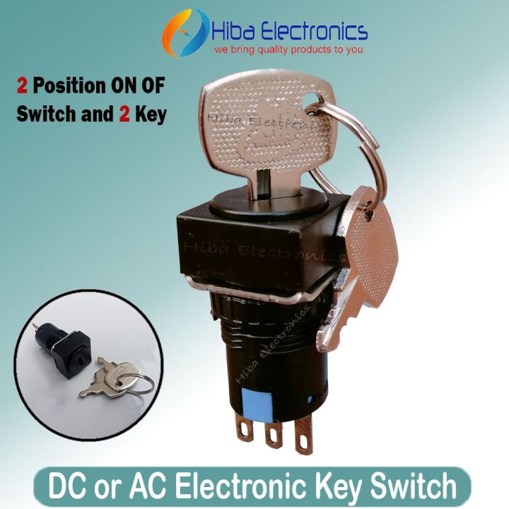 16mm%20DC%20&%20AC%20Stainless%20Steel%20ON%20OFF%20Electronic%20Key%20Switch%203%20pin%202%20way%20with%202%20Keys%20Square%20Lock%20Key%20Switch%20-%20Image%203