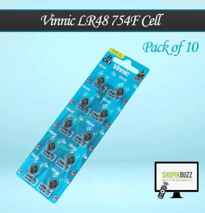 Vinnic%20AG5%20LR48%20L754F%20Alkaline%201.5%20V%20Batteries%20(Pack%20of%2010)%20%7C%20Vinnic%20LR48%20754F%20hearing%20ad%20cell%20Battery%7C%20SkyScraper%20Store%20-%20Image%206