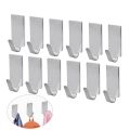 Adhesive Stainless Steel Towel Hooks / Family Robe Hanging Hooks / Hats Key Adhesive Wall Hanger. 