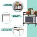 2 Layer Oven Stand Rack For Kitchen Shelf. 