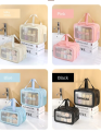 Waterproof Transparent Travel Cosmetic Zipper Storage Bag for Women Toiletry Organizer Bag Medicine Box Baby Travel Bag. 