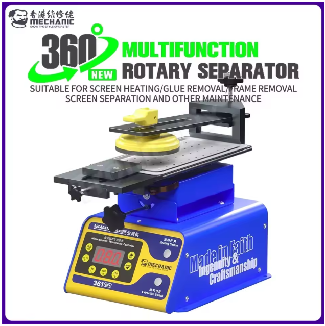 Separation Machine For Screen MECHANIC 361 SE+ Screen Separating Machine Automatic Heating Platform ...