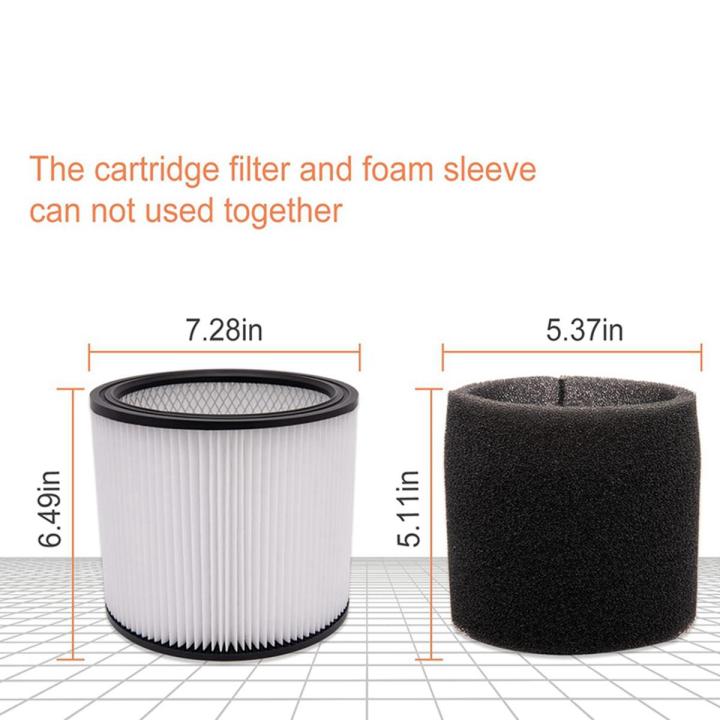 XHHDQES Replacement Filter for Shop-Vac 90350 90304 90333 Replacement Fits Most Wet Dry Vacuum Cleaners 5 Gallon and Above