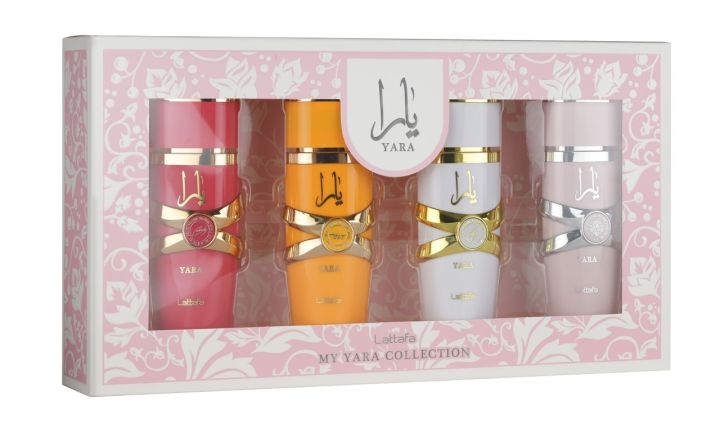 My Yara Collection  by Lattafa 25 ML    Yara Moi Tous Candy    4 pcs Set
